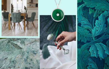 Jadeite green in the interior